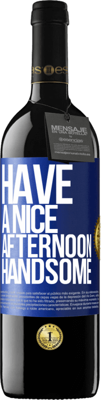 39,95 € 送料無料 | 赤ワイン REDエディション MBE 予約する 素敵な午後を、ハンサムに 青いタグ. カスタマイズ可能なラベル 予約する 12 月 収穫 2016 Tempranillo