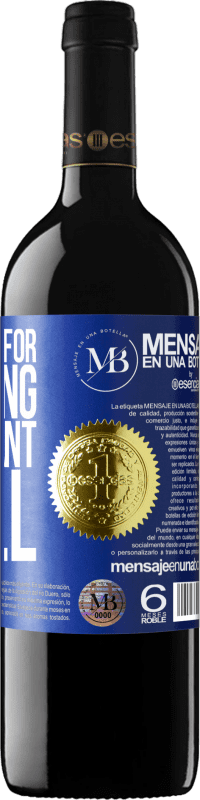 «I don't ask for anything, but I want it all» RED Edition MBE Reserve