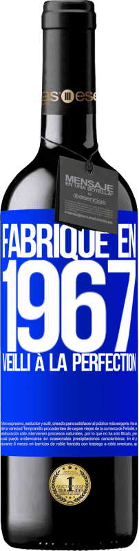 39,95 € | Vin rouge Édition RED MBE Réserve Fabriqué en 1967. Vieilli à la perfection Étiquette Bleue. Étiquette personnalisable Réserve 12 Mois Récolte 2016 Tempranillo