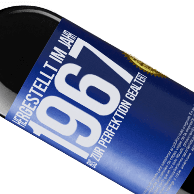 Einzigartige und Persönliche Ausdrücke. «Hergestellt im Jahr 1967. Bis zur Perfektion gealtert» RED Ausgabe MBE Reserve