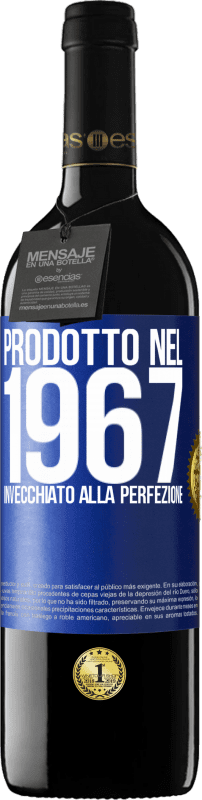 39,95 € | Vino rosso Edizione RED MBE Riserva Prodotto nel 1967. Invecchiato alla perfezione Etichetta Blu. Etichetta personalizzabile Riserva 12 Mesi Raccogliere 2014 Tempranillo