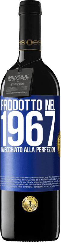 39,95 € | Vino rosso Edizione RED MBE Riserva Prodotto nel 1967. Invecchiato alla perfezione Etichetta Blu. Etichetta personalizzabile Riserva 12 Mesi Raccogliere 2016 Tempranillo