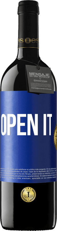 «Open it» RED Edition MBE Reserve