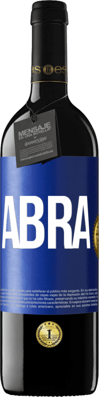 39,95 € | Vinho tinto Edição RED MBE Reserva Abra Etiqueta Azul. Etiqueta personalizável Reserva 12 Meses Colheita 2014 Tempranillo