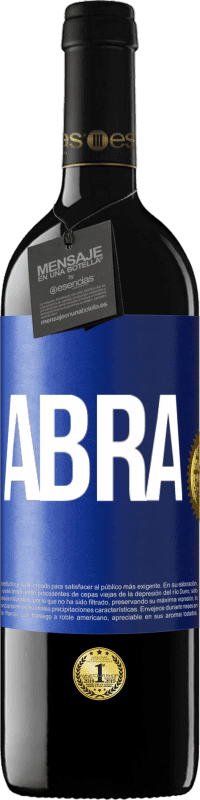 39,95 € | Vinho tinto Edição RED MBE Reserva Abra Etiqueta Azul. Etiqueta personalizável Reserva 12 Meses Colheita 2016 Tempranillo
