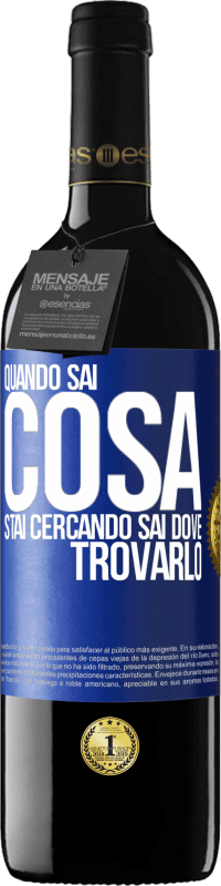 39,95 € Spedizione Gratuita | Vino rosso Edizione RED MBE Riserva Quando sai cosa stai cercando, sai dove trovarlo Etichetta Blu. Etichetta personalizzabile Riserva 12 Mesi Raccogliere 2016 Tempranillo