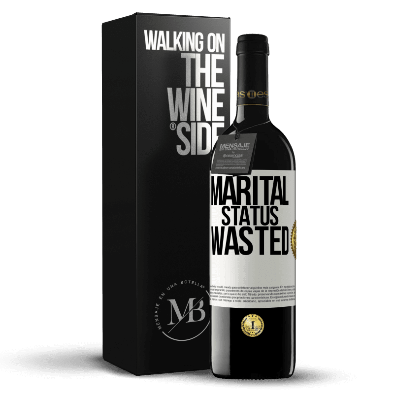39,95 € Free Shipping | Red Wine RED Edition MBE Reserve Marital status: wasted White Label. Customizable label Reserve 12 Months Harvest 2016 Tempranillo
