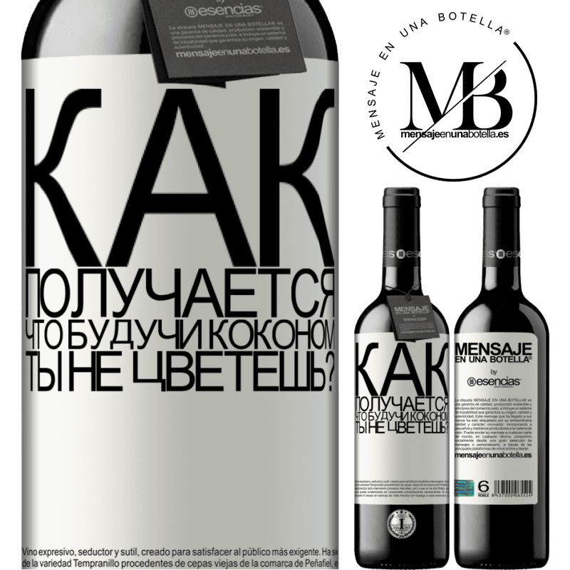 «как получается, что, будучи коконом, ты не цветешь?» Издание RED MBE Бронировать