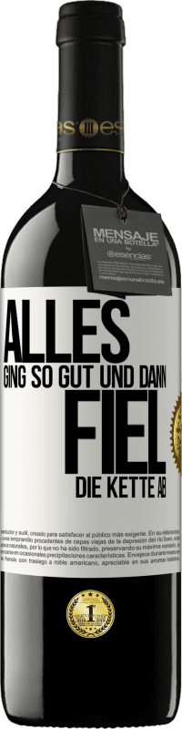 «Alles ging so gut, und dann fiel die Kette ab» RED Ausgabe MBE Reserve