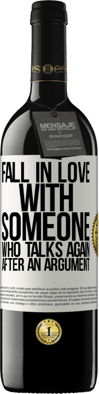 39,95 € Free Shipping | Red Wine RED Edition MBE Reserve Fall in love with someone who talks again after an argument White Label. Customizable label Reserve 12 Months Harvest 2016 Tempranillo