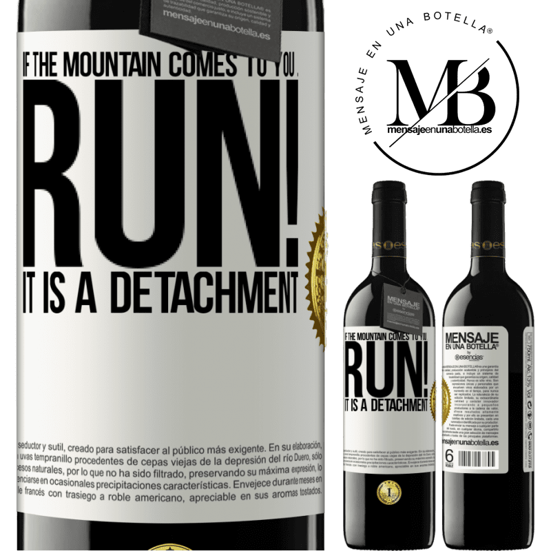 24,95 € Free Shipping | Red Wine RED Edition Crianza 6 Months If the mountain comes to you ... Run! It is a detachment White Label. Customizable label Aging in oak barrels 6 Months Harvest 2019 Tempranillo