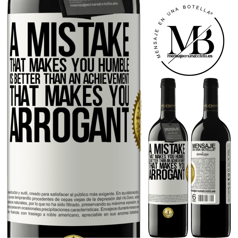 24,95 € Free Shipping | Red Wine RED Edition Crianza 6 Months A mistake that makes you humble is better than an achievement that makes you arrogant White Label. Customizable label Aging in oak barrels 6 Months Harvest 2019 Tempranillo