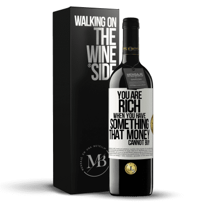 «You are rich when you have something that money cannot buy» RED Edition MBE Reserve