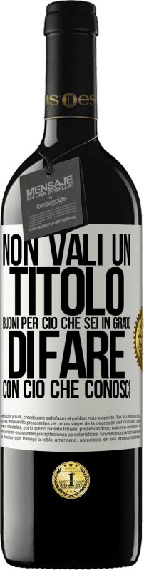 39,95 € | Vino rosso Edizione RED MBE Riserva Non vali un titolo. Buoni per ciò che sei in grado di fare con ciò che conosci Etichetta Bianca. Etichetta personalizzabile Riserva 12 Mesi Raccogliere 2016 Tempranillo
