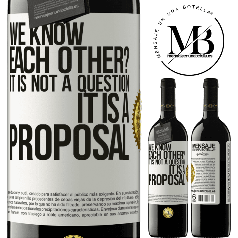 39,95 € Free Shipping | Red Wine RED Edition MBE Reserve We know each other? It is not a question, it is a proposal White Label. Customizable label Reserve 12 Months Harvest 2016 Tempranillo