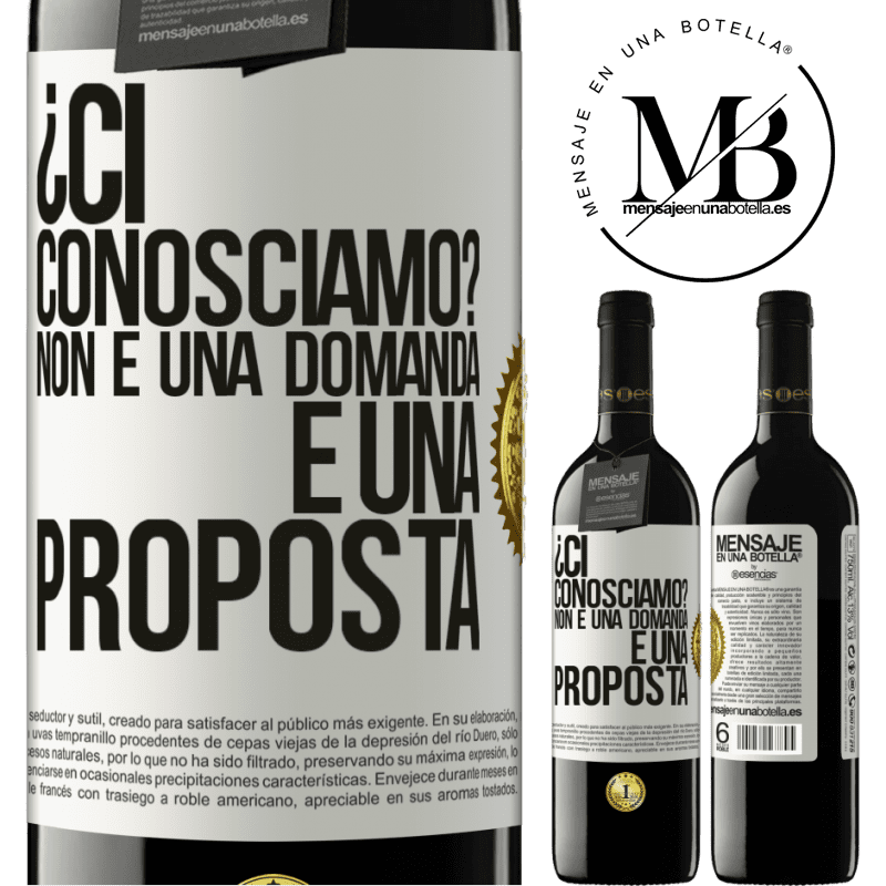 39,95 € Spedizione Gratuita | Vino rosso Edizione RED MBE Riserva ¿Ci conosciamo? Non è una domanda, è una proposta Etichetta Bianca. Etichetta personalizzabile Riserva 12 Mesi Raccogliere 2016 Tempranillo
