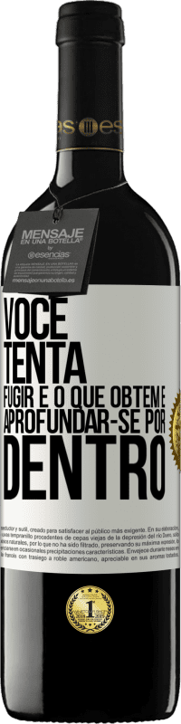 «Você tenta fugir e o que obtém é aprofundar-se por dentro» Edição RED MBE Reserva