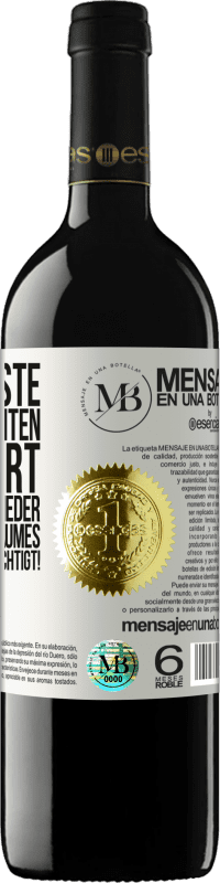 «Der nächste, der mir zu Weihnachten gratuliert, verschluckt die Weihnachtskugeln des Baumes. Ihr seid gewarnt!» RED Ausgabe MBE Reserve