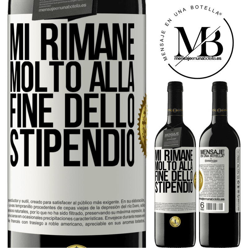 39,95 € Spedizione Gratuita | Vino rosso Edizione RED MBE Riserva Mi rimane molto alla fine dello stipendio Etichetta Bianca. Etichetta personalizzabile Riserva 12 Mesi Raccogliere 2015 Tempranillo