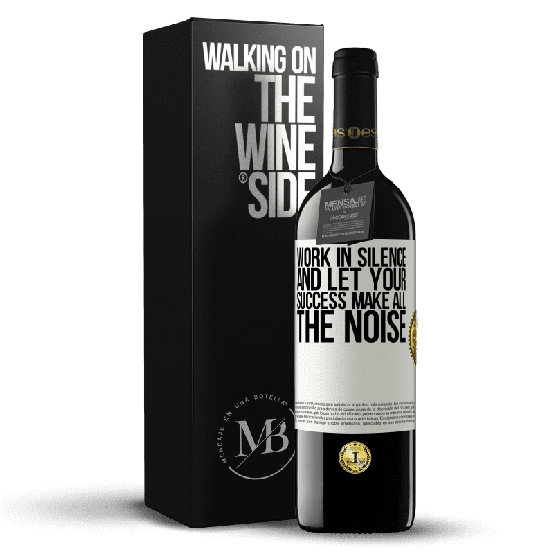 39,95 € Free Shipping | Red Wine RED Edition MBE Reserve Work in silence, and let your success make all the noise White Label. Customizable label Reserve 12 Months Harvest 2014 Tempranillo