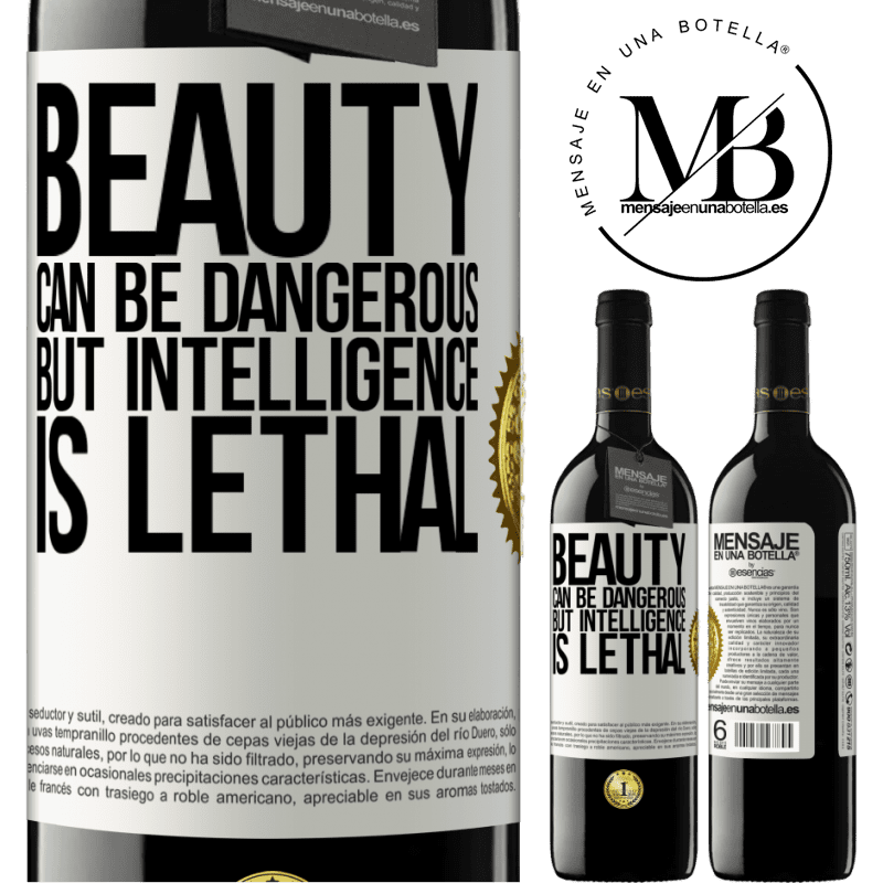 24,95 € Free Shipping | Red Wine RED Edition Crianza 6 Months Beauty can be dangerous, but intelligence is lethal White Label. Customizable label Aging in oak barrels 6 Months Harvest 2019 Tempranillo