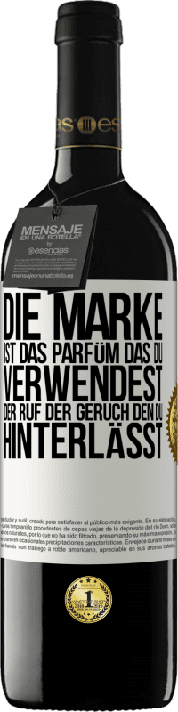 39,95 € | Rotwein RED Ausgabe MBE Reserve Die Marke ist das Parfüm, das du verwendest. Der Ruf der Geruch, den du hinterlässt Weißes Etikett. Anpassbares Etikett Reserve 12 Monate Ernte 2015 Tempranillo