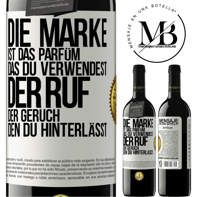 39,95 € Kostenloser Versand | Rotwein RED Ausgabe MBE Reserve Die Marke ist das Parfüm, das du verwendest. Der Ruf der Geruch, den du hinterlässt Weißes Etikett. Anpassbares Etikett Reserve 12 Monate Ernte 2015 Tempranillo