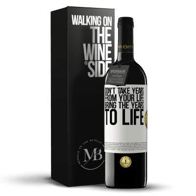 «Don't take years from your life, bring the years to life» RED Edition MBE Reserve