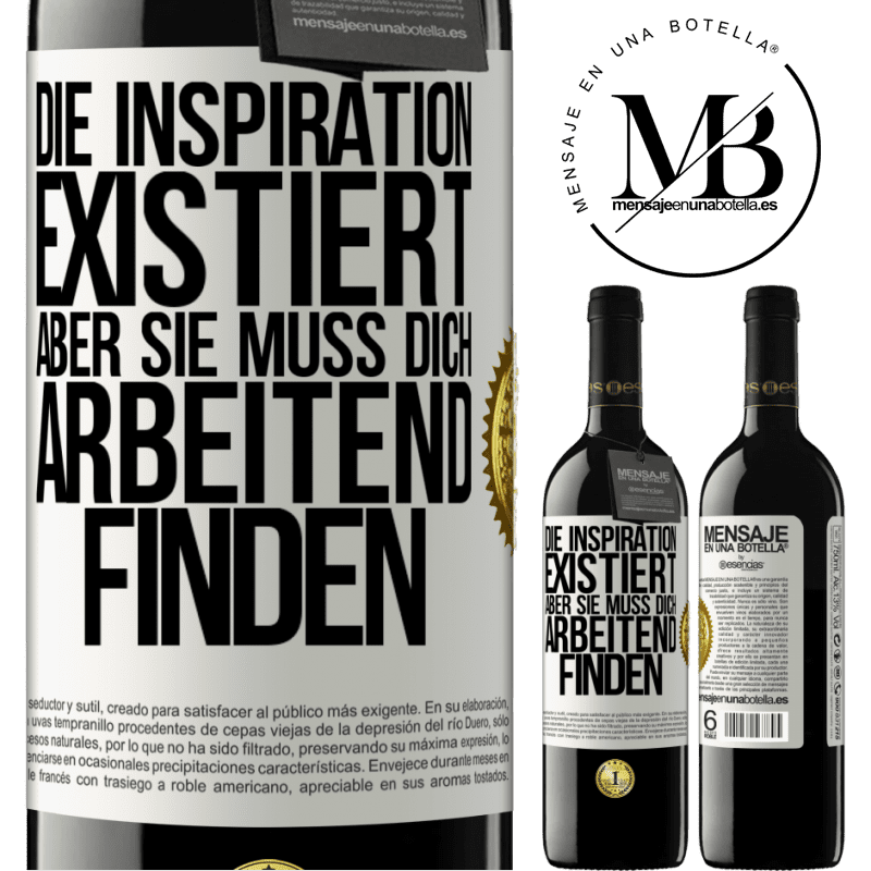 39,95 € Kostenloser Versand | Rotwein RED Ausgabe MBE Reserve Die Inspiration existiert, aber sie muss dich arbeitend finden Weißes Etikett. Anpassbares Etikett Reserve 12 Monate Ernte 2016 Tempranillo