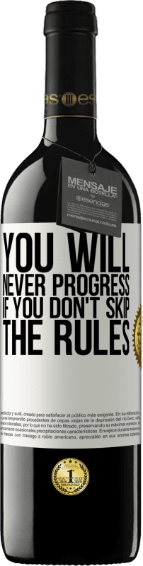 «You will never progress if you don't skip the rules» RED Edition MBE Reserve