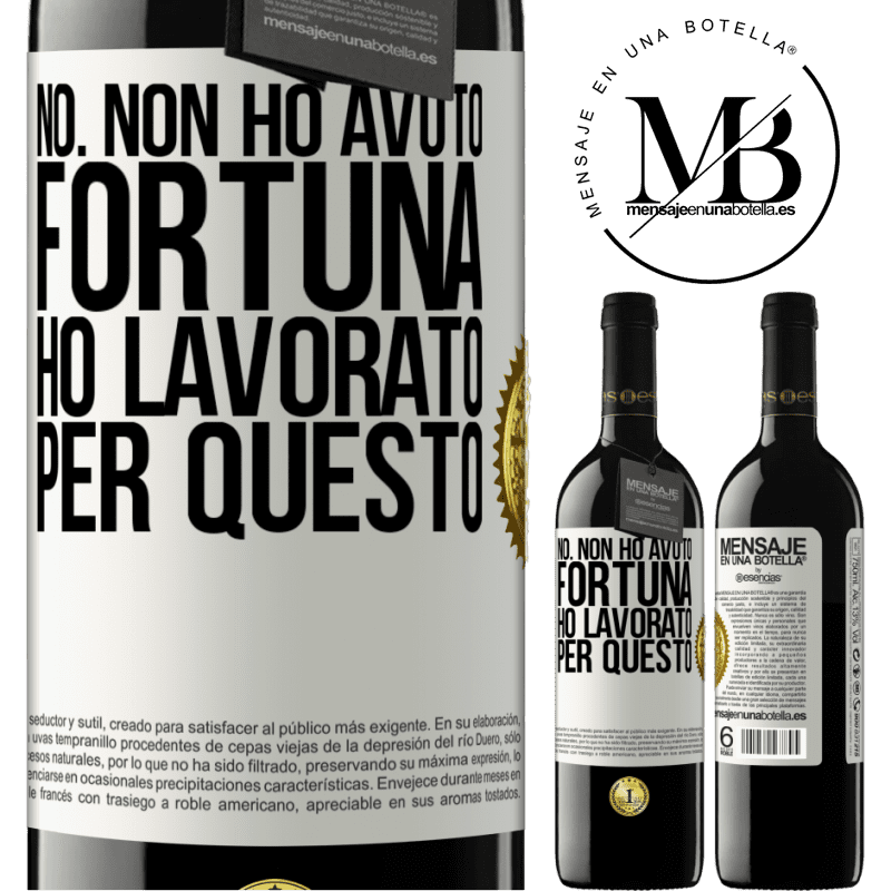 39,95 € Spedizione Gratuita | Vino rosso Edizione RED MBE Riserva No. Non ho avuto fortuna, ho lavorato per questo Etichetta Bianca. Etichetta personalizzabile Riserva 12 Mesi Raccogliere 2015 Tempranillo