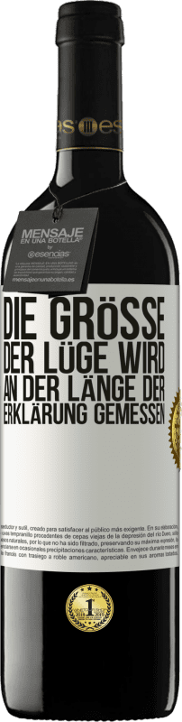 39,95 € | Rotwein RED Ausgabe MBE Reserve Die Größe der Lüge wird an der Länge der Erklärung gemessen Weißes Etikett. Anpassbares Etikett Reserve 12 Monate Ernte 2016 Tempranillo