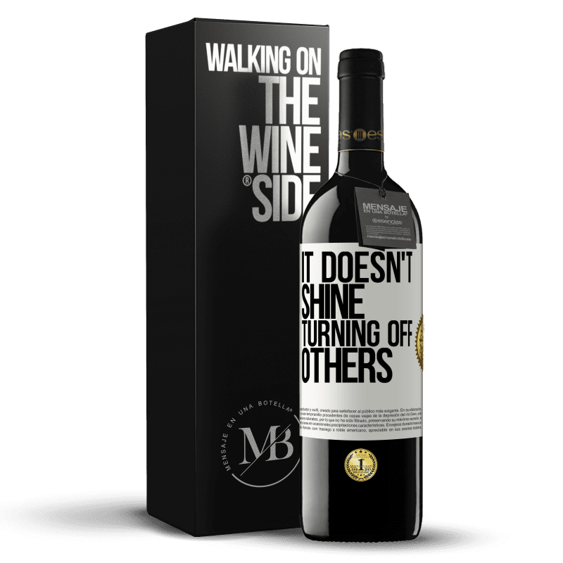 39,95 € Free Shipping | Red Wine RED Edition MBE Reserve It doesn't shine turning off others White Label. Customizable label Reserve 12 Months Harvest 2016 Tempranillo