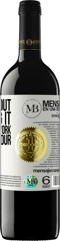 «And without realizing it, you live at work and visit your home» RED Edition MBE Reserve