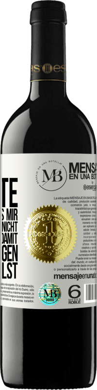 «Eines Tages gehörte ich mehr dir als mir und du wusstest nicht, was du damit anfangen sollst» RED Ausgabe MBE Reserve