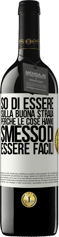 «So di essere sulla buona strada perché le cose hanno smesso di essere facili» Edizione RED MBE Riserva