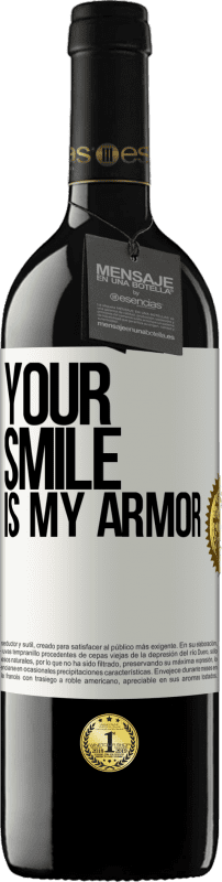 39,95 € | Red Wine RED Edition MBE Reserve Your smile is my armor White Label. Customizable label Reserve 12 Months Harvest 2016 Tempranillo