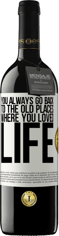 «Ты всегда возвращаешься в старые места, где любил жизнь» Издание RED MBE Бронировать