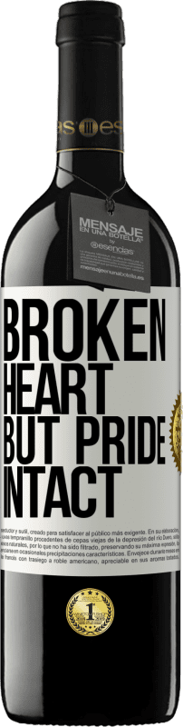 39,95 € | Red Wine RED Edition MBE Reserve The broken heart But pride intact White Label. Customizable label Reserve 12 Months Harvest 2014 Tempranillo