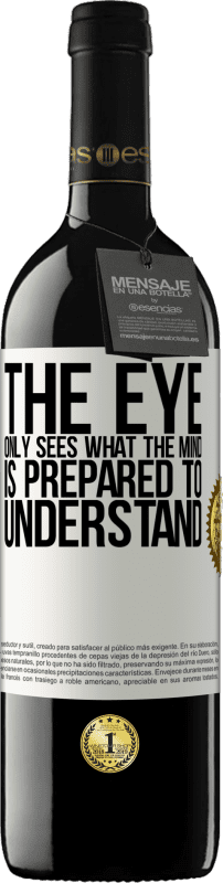 «眼睛只看到头脑准备理解的东西» RED版 MBE 预订