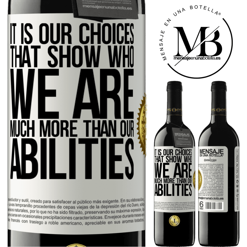 39,95 € Free Shipping | Red Wine RED Edition MBE Reserve It is our choices that show who we are, much more than our abilities White Label. Customizable label Reserve 12 Months Harvest 2014 Tempranillo