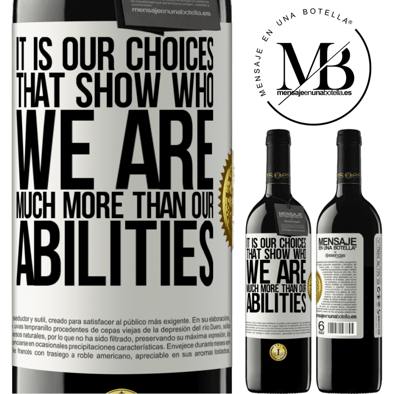 39,95 € Free Shipping | Red Wine RED Edition MBE Reserve It is our choices that show who we are, much more than our abilities White Label. Customizable label Reserve 12 Months Harvest 2016 Tempranillo