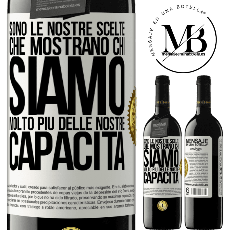 39,95 € Spedizione Gratuita | Vino rosso Edizione RED MBE Riserva Sono le nostre scelte che mostrano chi siamo, molto più delle nostre capacità Etichetta Bianca. Etichetta personalizzabile Riserva 12 Mesi Raccogliere 2016 Tempranillo