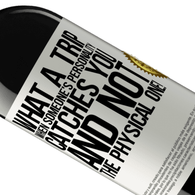 Unique & Personal Expressions. «what a trip when someone's personality catches you and not the physical one!» RED Edition MBE Reserve