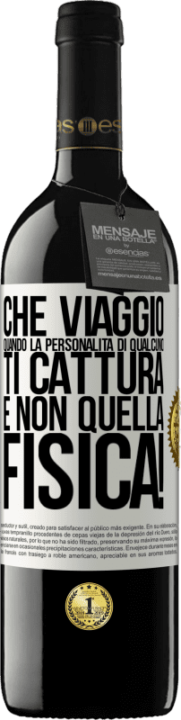 39,95 € | Vino rosso Edizione RED MBE Riserva che viaggio quando la personalità di qualcuno ti cattura e non quella fisica! Etichetta Bianca. Etichetta personalizzabile Riserva 12 Mesi Raccogliere 2015 Tempranillo