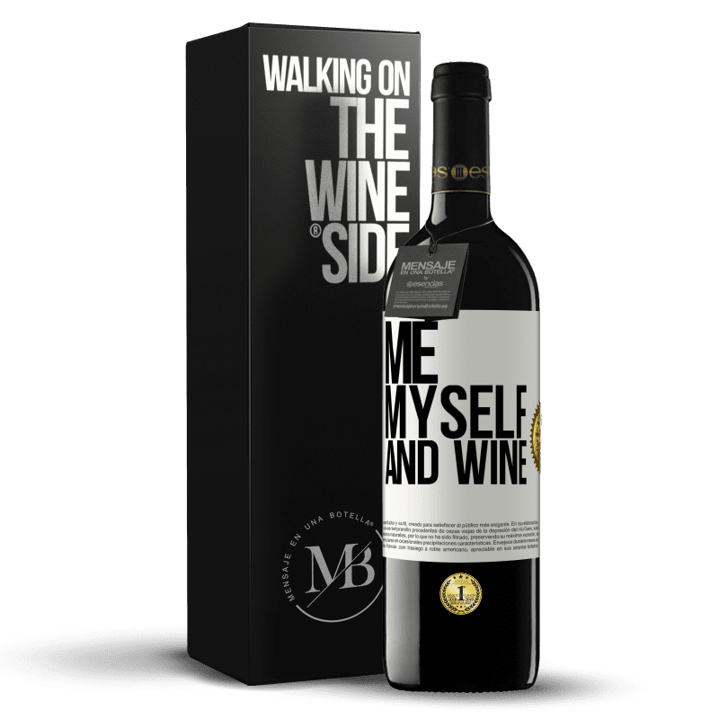39,95 € Free Shipping | Red Wine RED Edition MBE Reserve Me, myself and wine White Label. Customizable label Reserve 12 Months Harvest 2014 Tempranillo