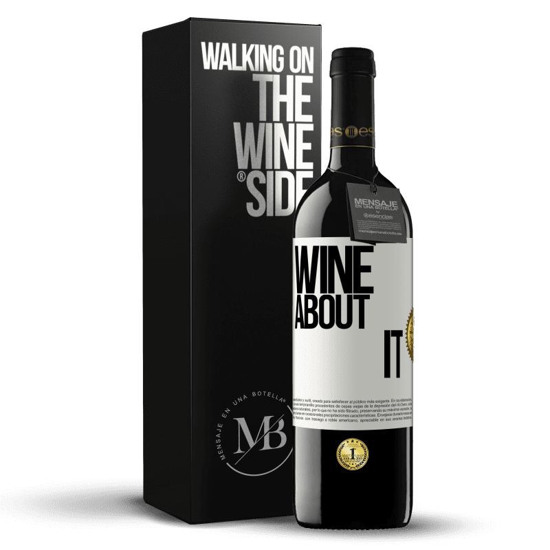39,95 € Free Shipping | Red Wine RED Edition MBE Reserve Wine about it White Label. Customizable label Reserve 12 Months Harvest 2014 Tempranillo