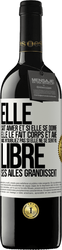 39,95 € | Vin rouge Édition RED MBE Réserve Elle sait aimer et si elle se donne, elle le fait corps et âme. Mais n'oubliez pas si elle ne se sent pas libre, ses ailes grand Étiquette Blanche. Étiquette personnalisable Réserve 12 Mois Récolte 2015 Tempranillo