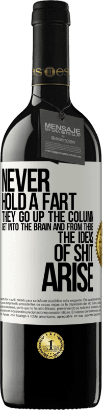 «Never hold a fart. They go up the column, get into the brain and from there the ideas of shit arise» RED Edition MBE Reserve
