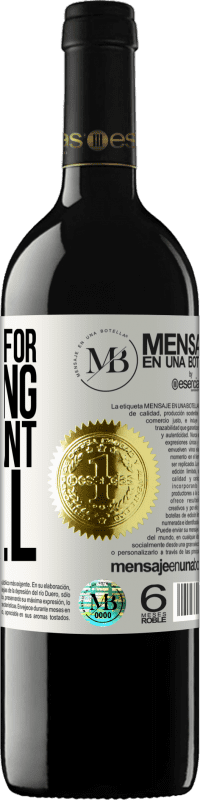«I don't ask for anything, but I want it all» RED Edition MBE Reserve